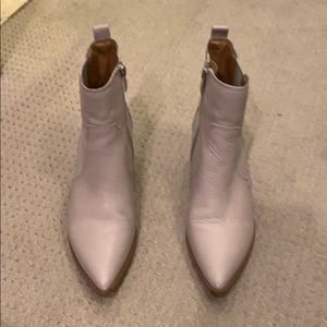 Franco Sarto Nude Bootie w/ original box